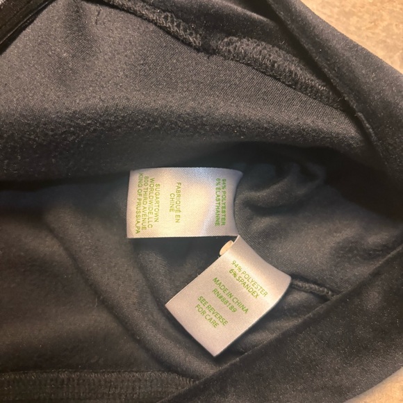 Lilly Pulitzer Larina Black Velour Velvet Zip Hoodie Jacket Womens Small Preppy - Picture 7 of 8